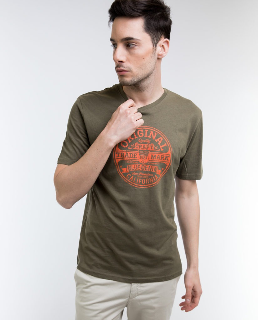 T-Shirt Χακί PRE END Reynolds 28-100281-5035