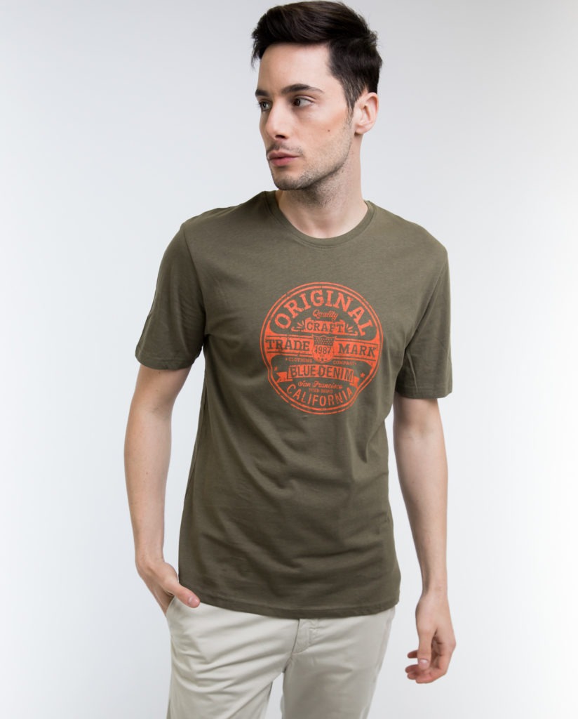 T-Shirt Χακί PRE END Reynolds 28-100281-5035