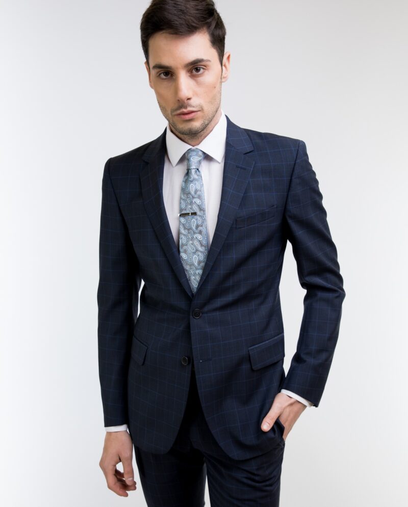 Cool Wool Checked Suit Slim Fit ALTER