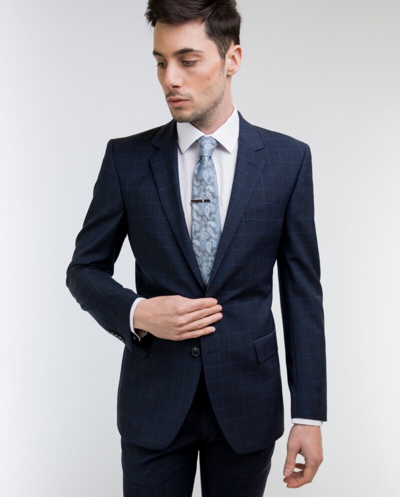 Cool Wool Checked Suit Slim Fit ALTER