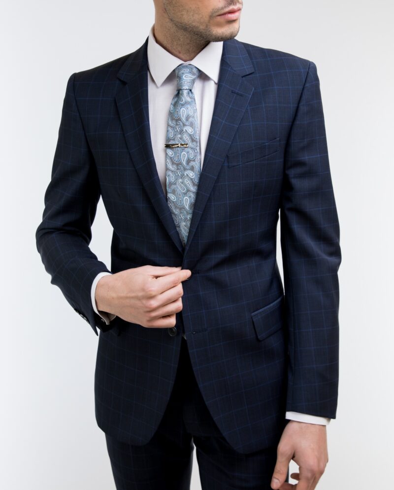 Cool Wool Checked Suit Slim Fit ALTER