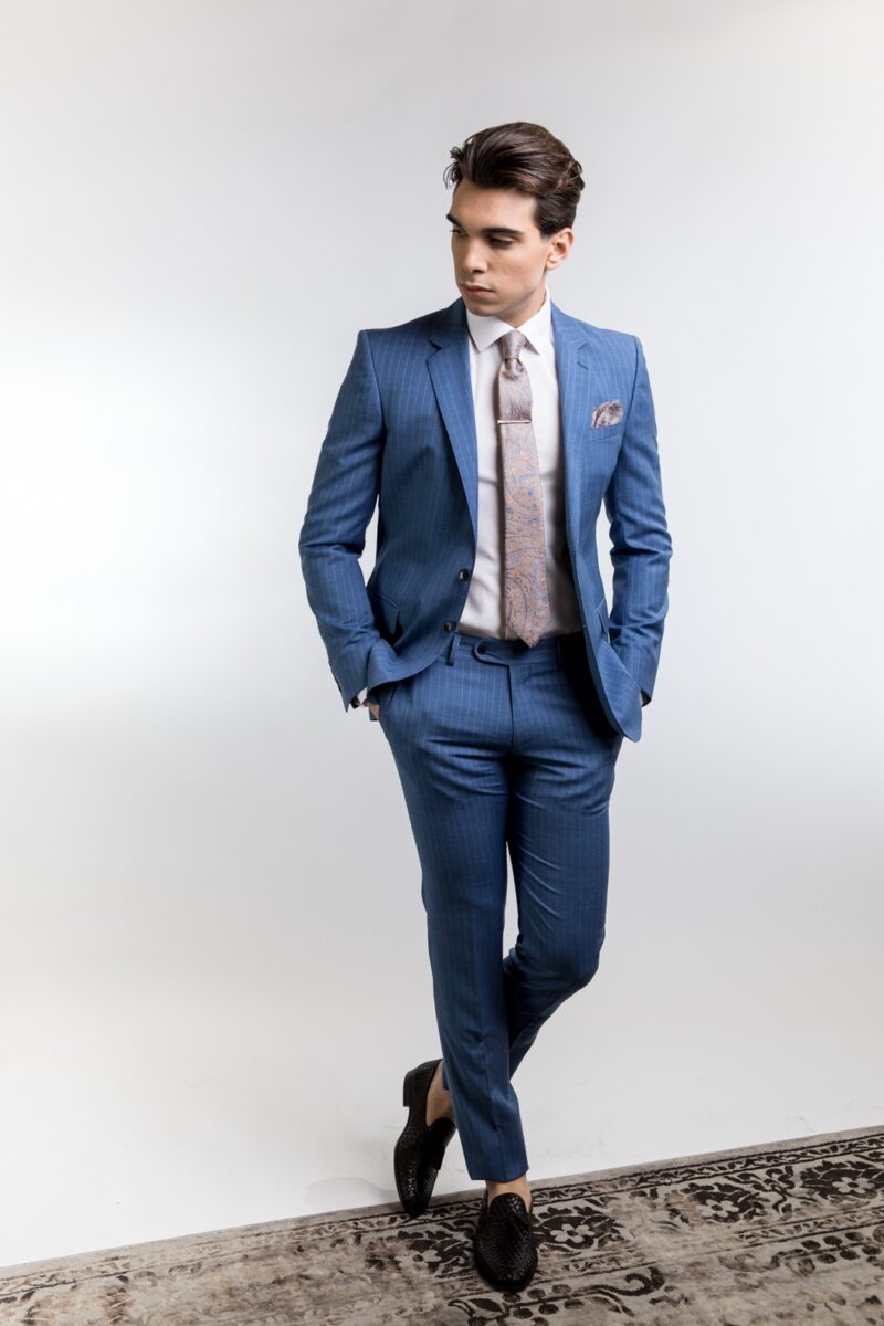 Cool Wool Blue Suit Slim Fit ALTER EGO