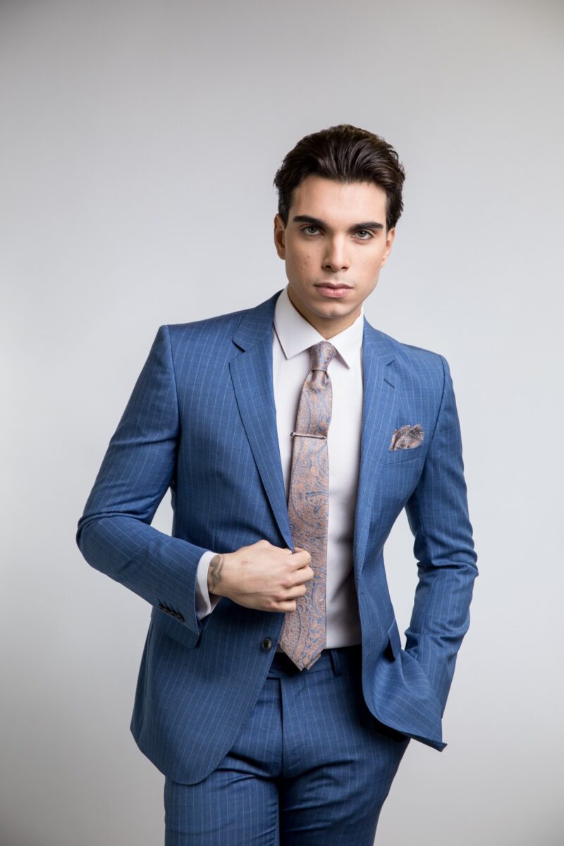 Cool Wool Blue Suit Slim Fit ALTER EGO