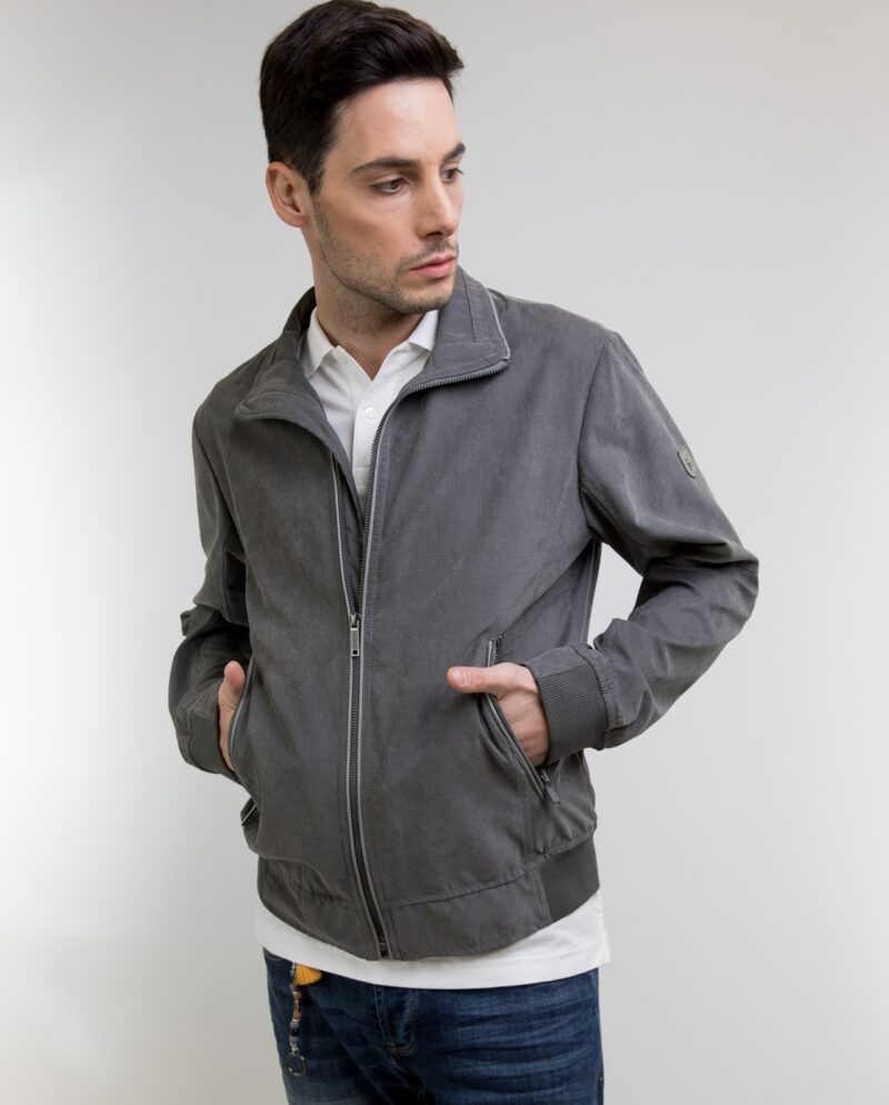 Grey Suede Jacket SEA BARRIER