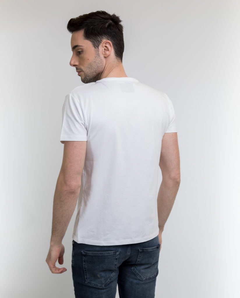 T-Shirt Λευκό YES ZEE T727/TA00/101