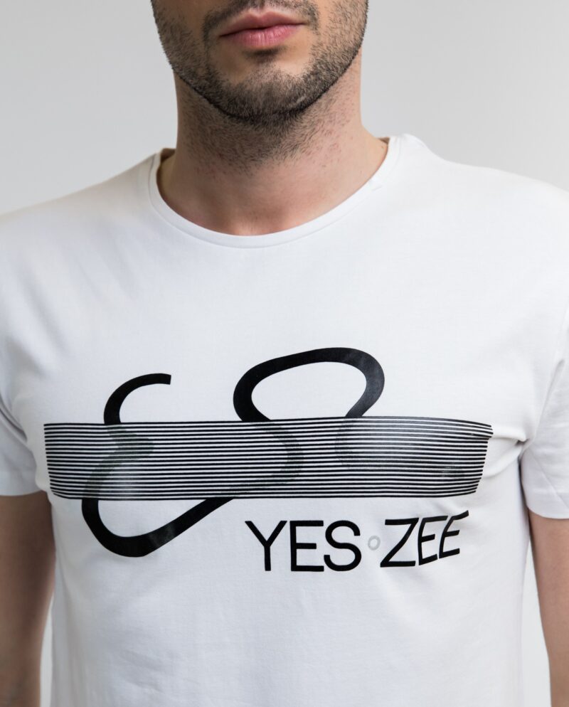 T-Shirt Λευκό YES ZEE T727/TA00/101