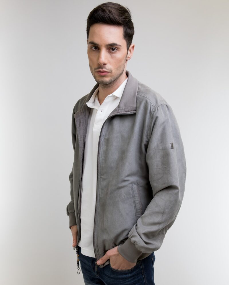 Grey Suede Jacket SEA BARRIER