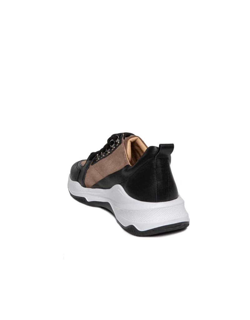 Δερμάτινο Μαύρο Sneaker FENO MILANO 2222