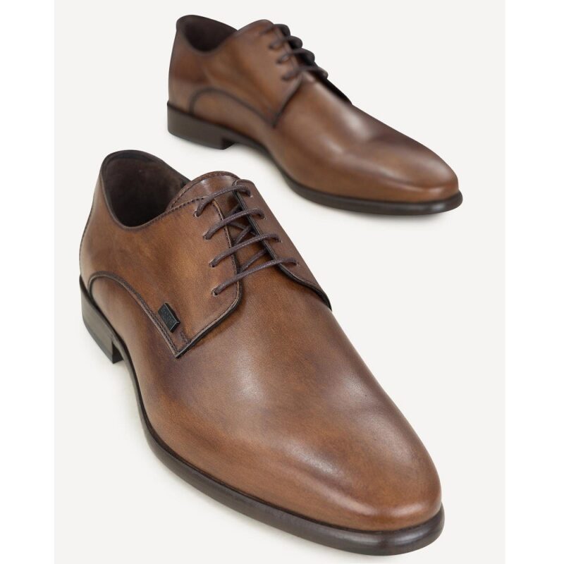 Tan Lace Up Shoes BOSS SHOES