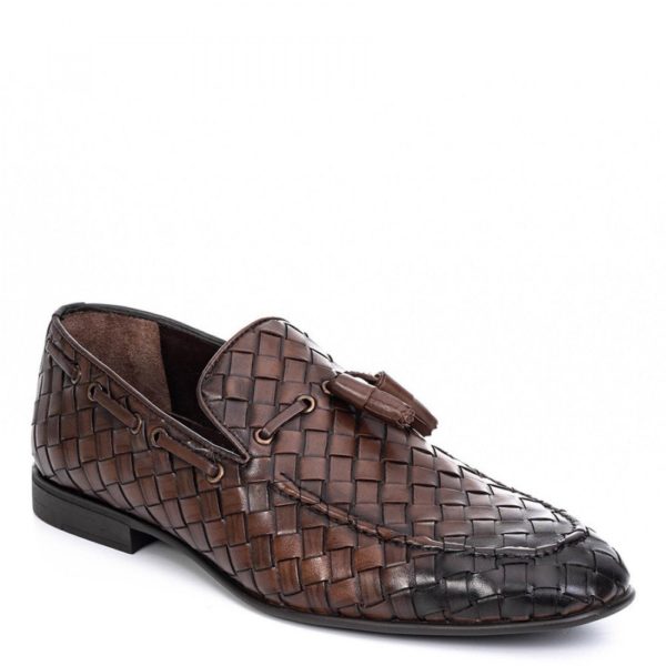 Δερμάτινο Ταμπά Sneaker BOSS Shoes SU590 COGNAC BURN