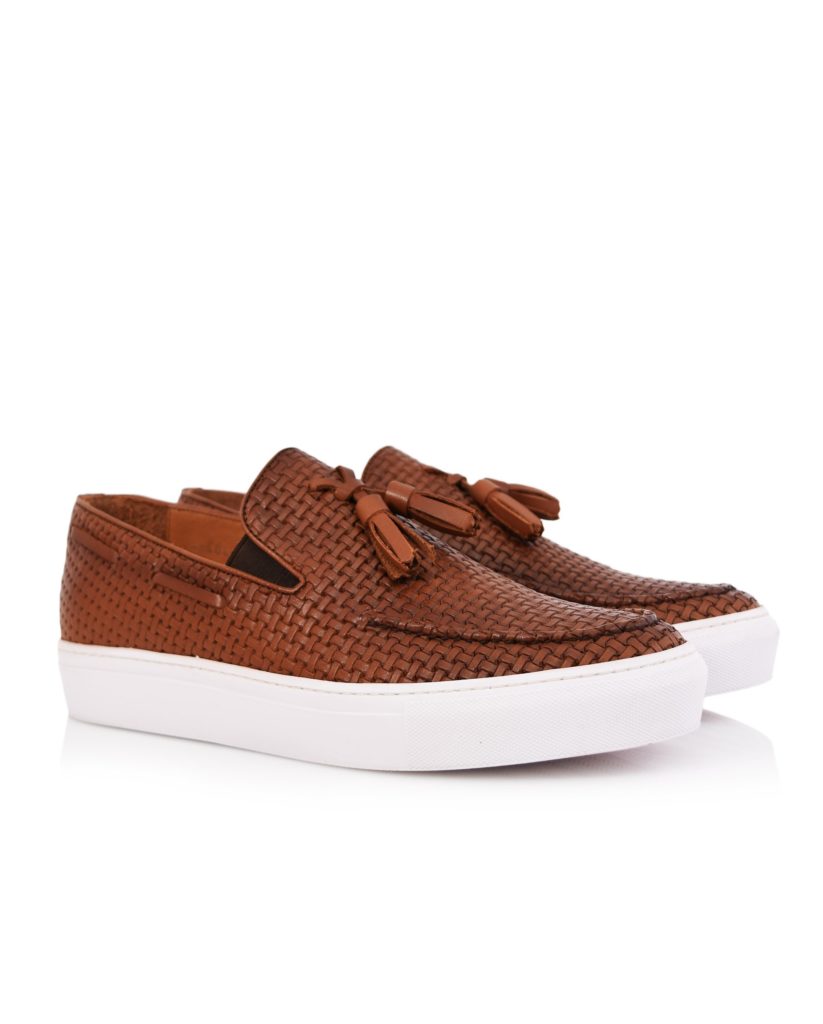 Tan Leather Loafers VICE