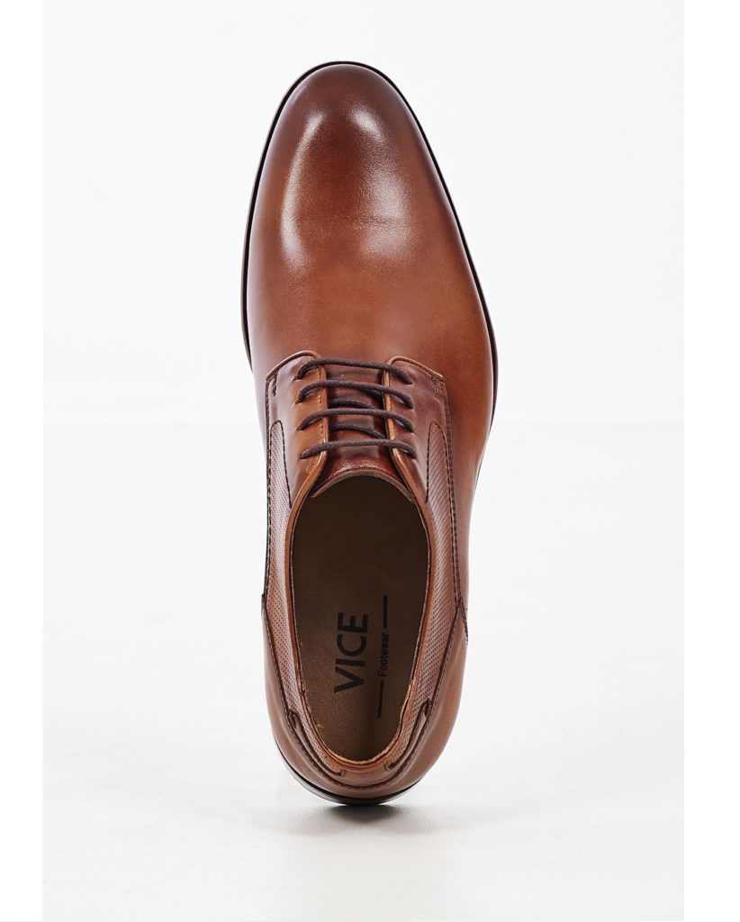 Tan Leather Lace Up Shoes VICE