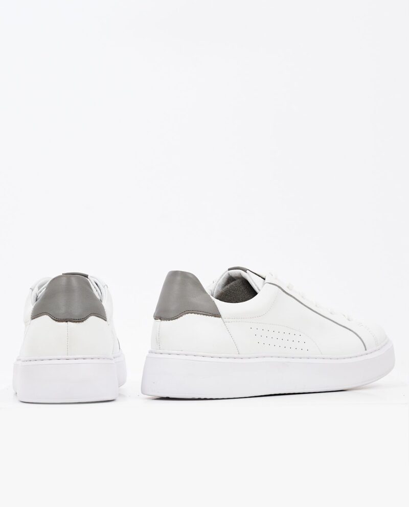 White Leather Sneakers VICE