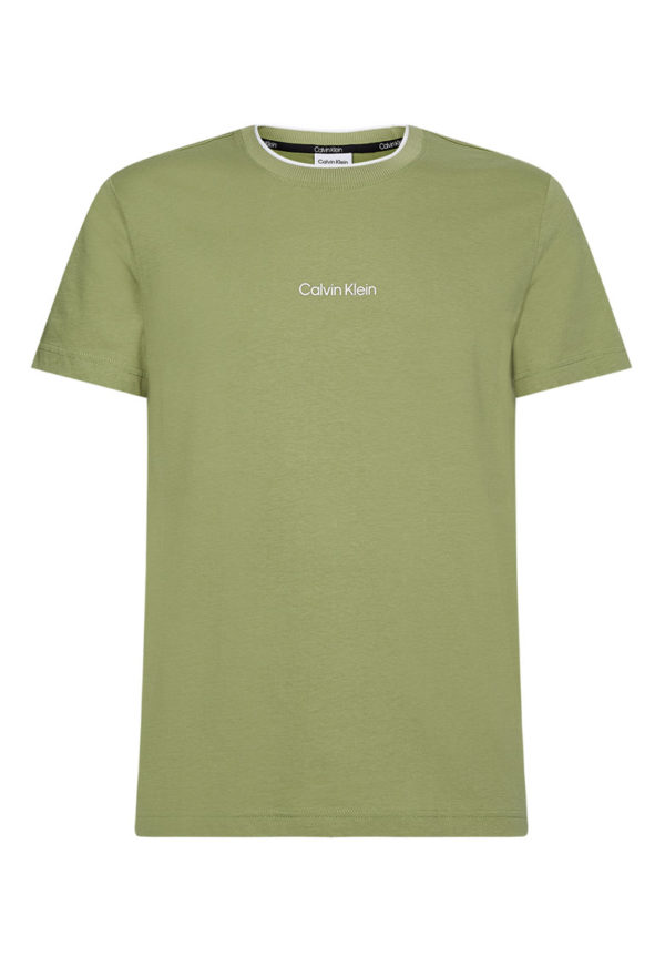 Μπλούζα T-shirt Χακί, CALVIN KLEIN