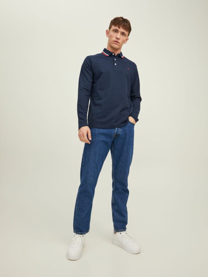 Μπλούζα Μπλε Navy, JACK & JONES