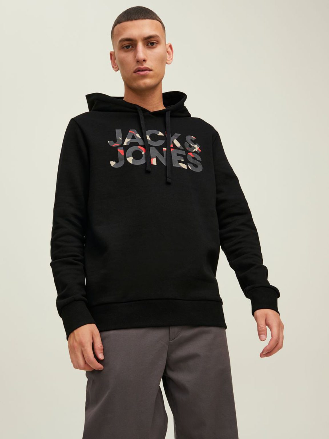 Φούτερ Με Logo Μαύρο,  JACK & JONES