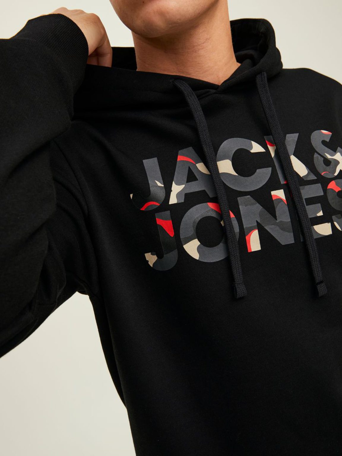 Φούτερ Με Logo Μαύρο,  JACK & JONES