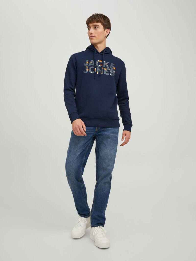 Φούτερ Με Logo Μπλε,  JACK & JONES