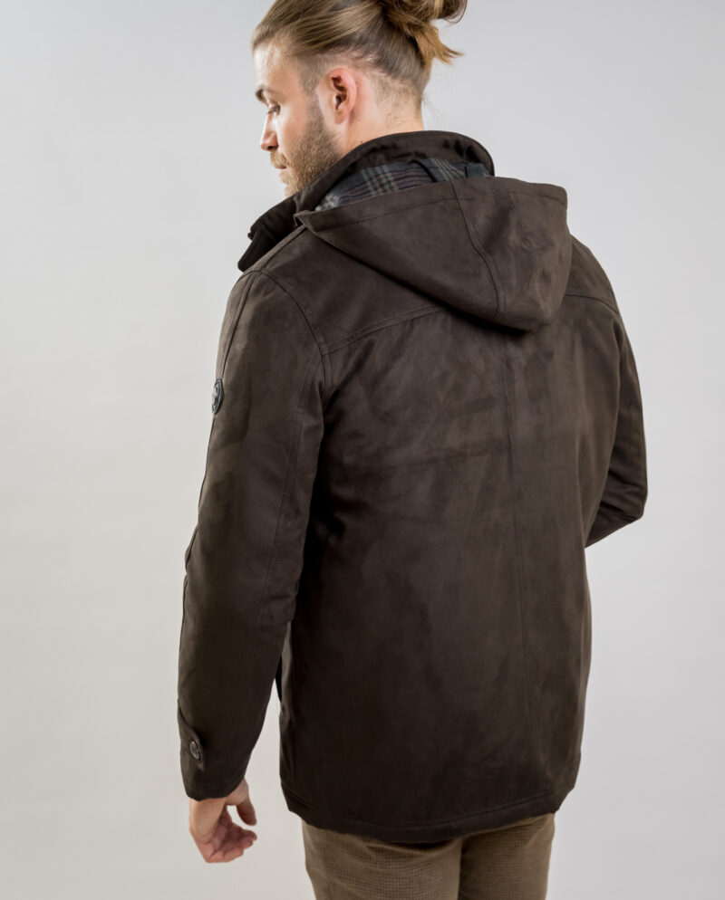 Brown Alcantara Jacket NEW COMPANY