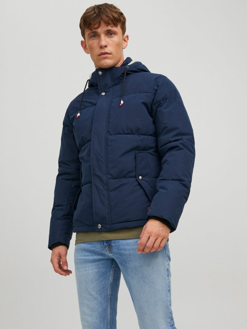 Μπουφάν Puffer Μπλε, JACK & JONES