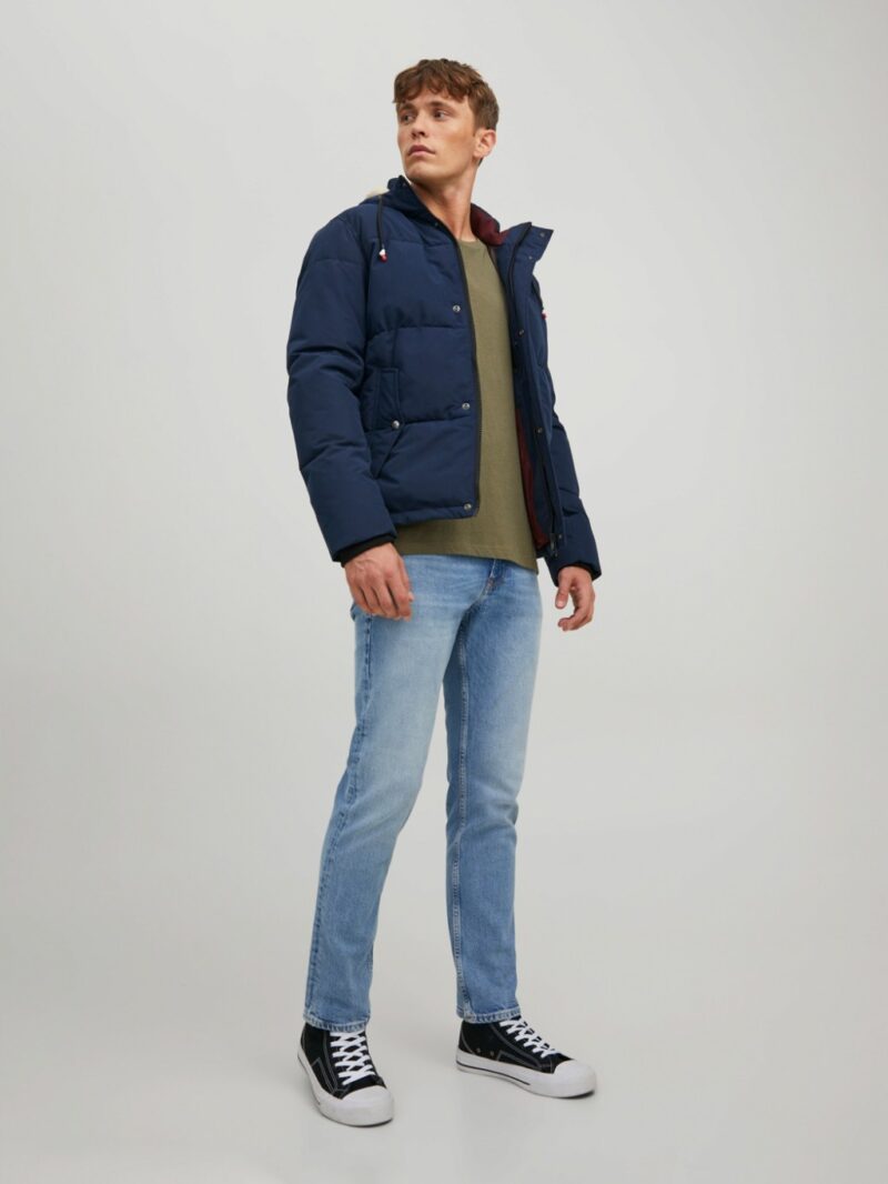 Μπουφάν Puffer Μπλε, JACK & JONES