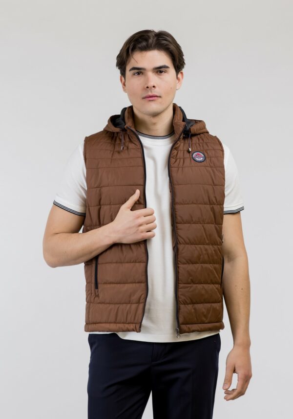 Camel Padded Gillet NEW COMPANY