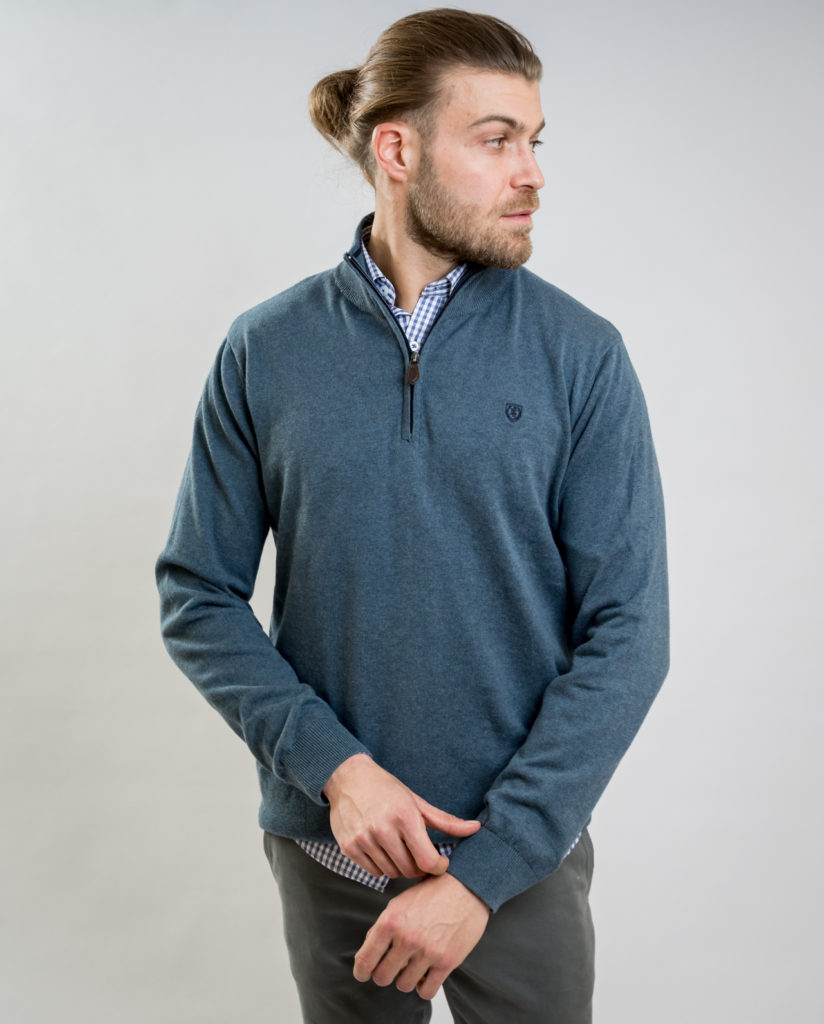 High Neck Zipped Pullover PRE END