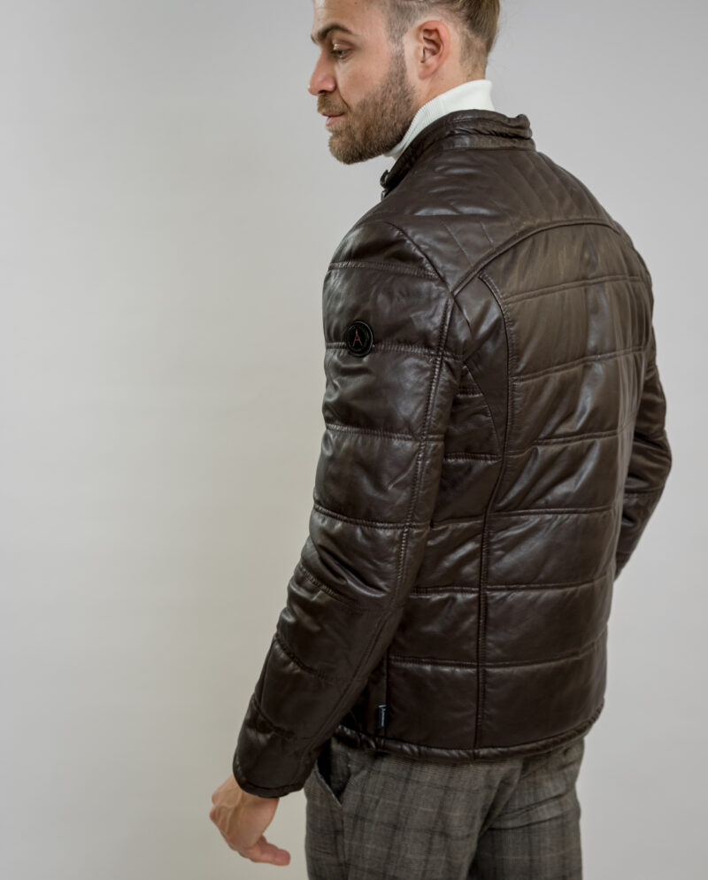 Brown Real Leather Jacket DONDERS