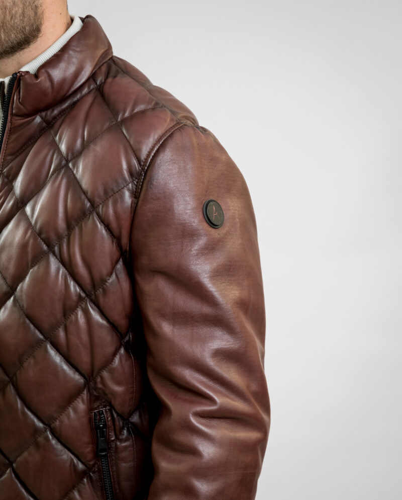 Brown Real Leather Jacket DONDERS