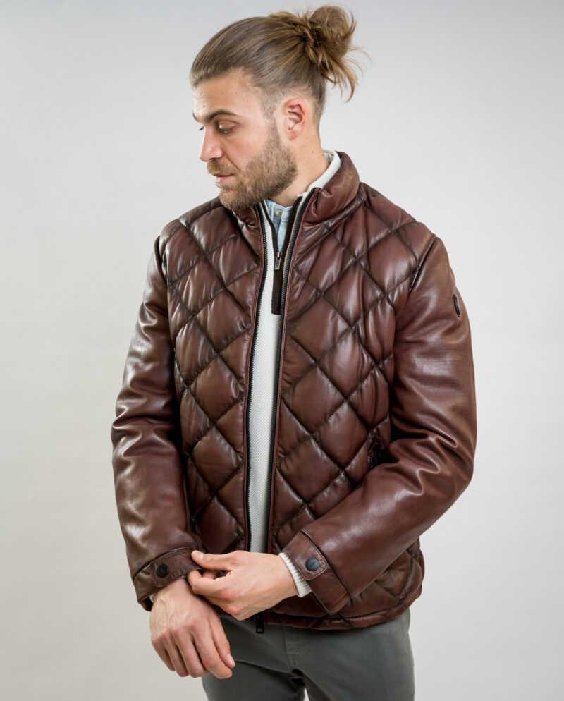 Brown Real Leather Jacket DONDERS