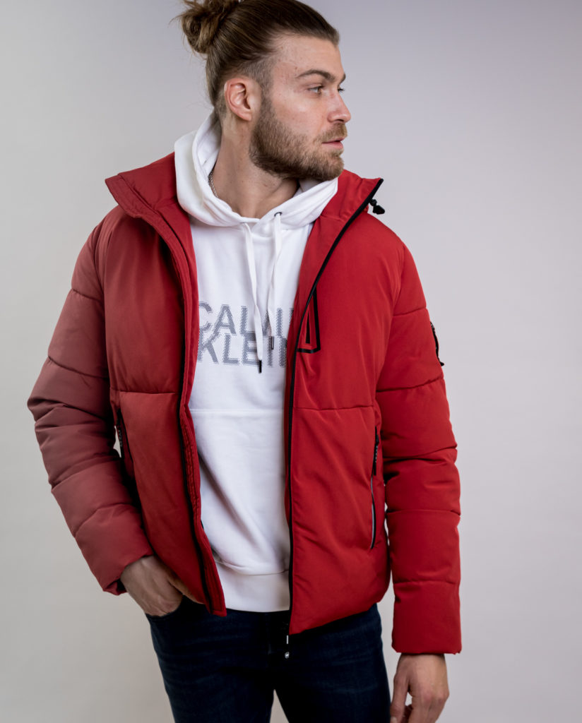 Red Puffer Jacket IL GRANCHIO