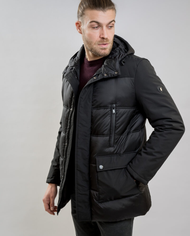 Black Puffer Jacket SEA BARRIER