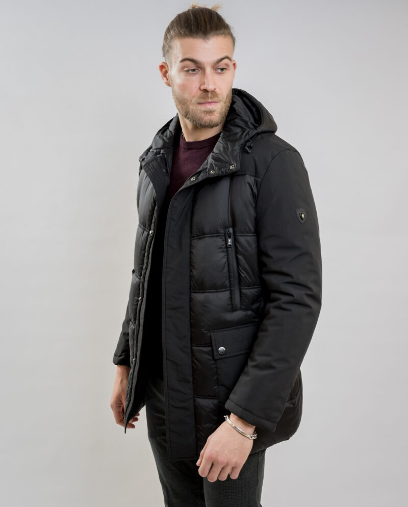 Black Puffer Jacket SEA BARRIER