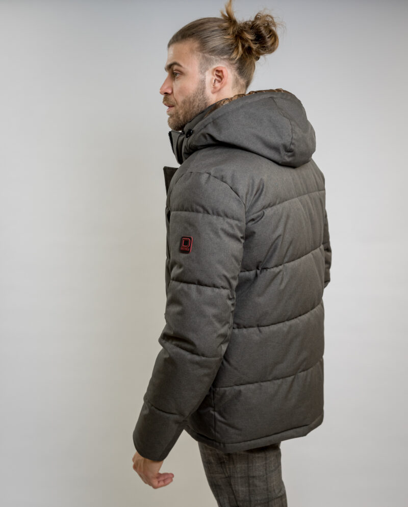 Grey-Brown Puffer Jacket DISTRICT