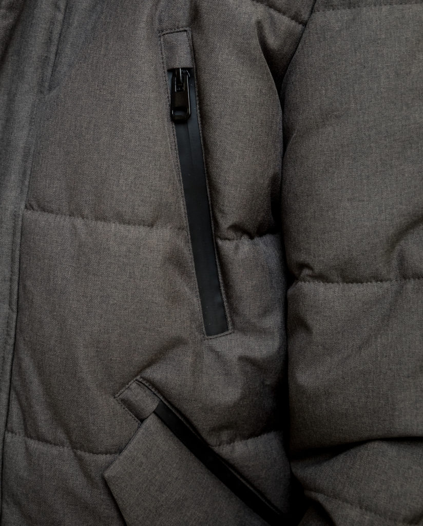 Grey-Brown Puffer Jacket DISTRICT