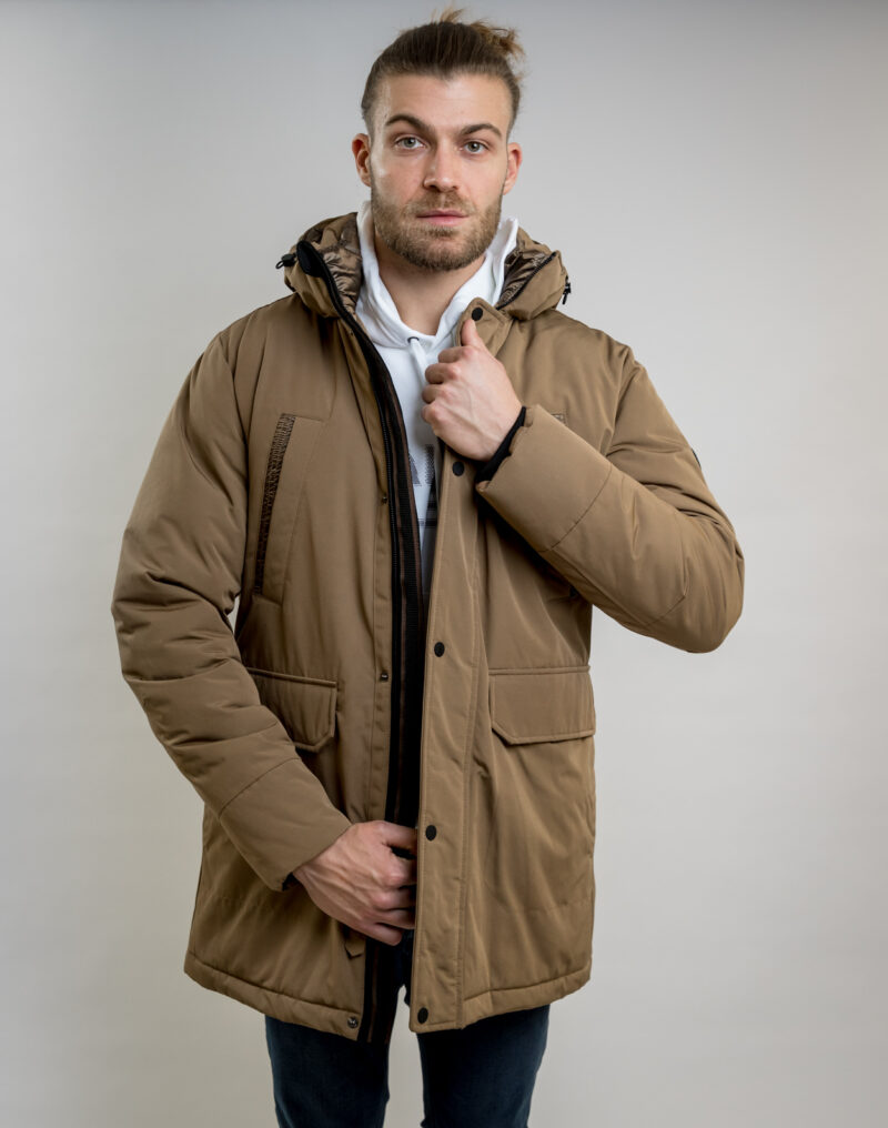 Beige Parka Jacket DISTRICT