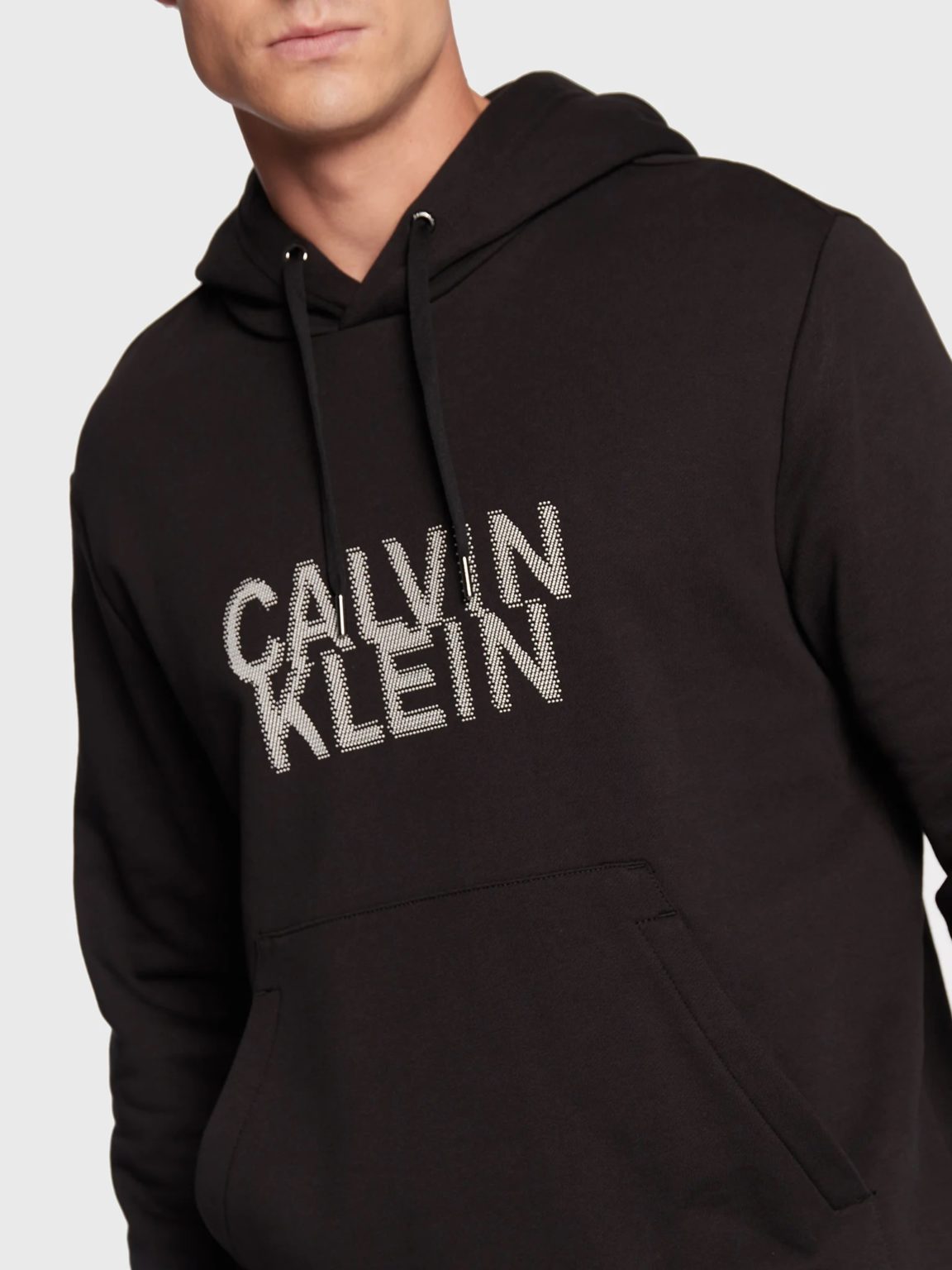 Φούτερ Μαύρο Με Κουκούλα, CALVIN KLEIN