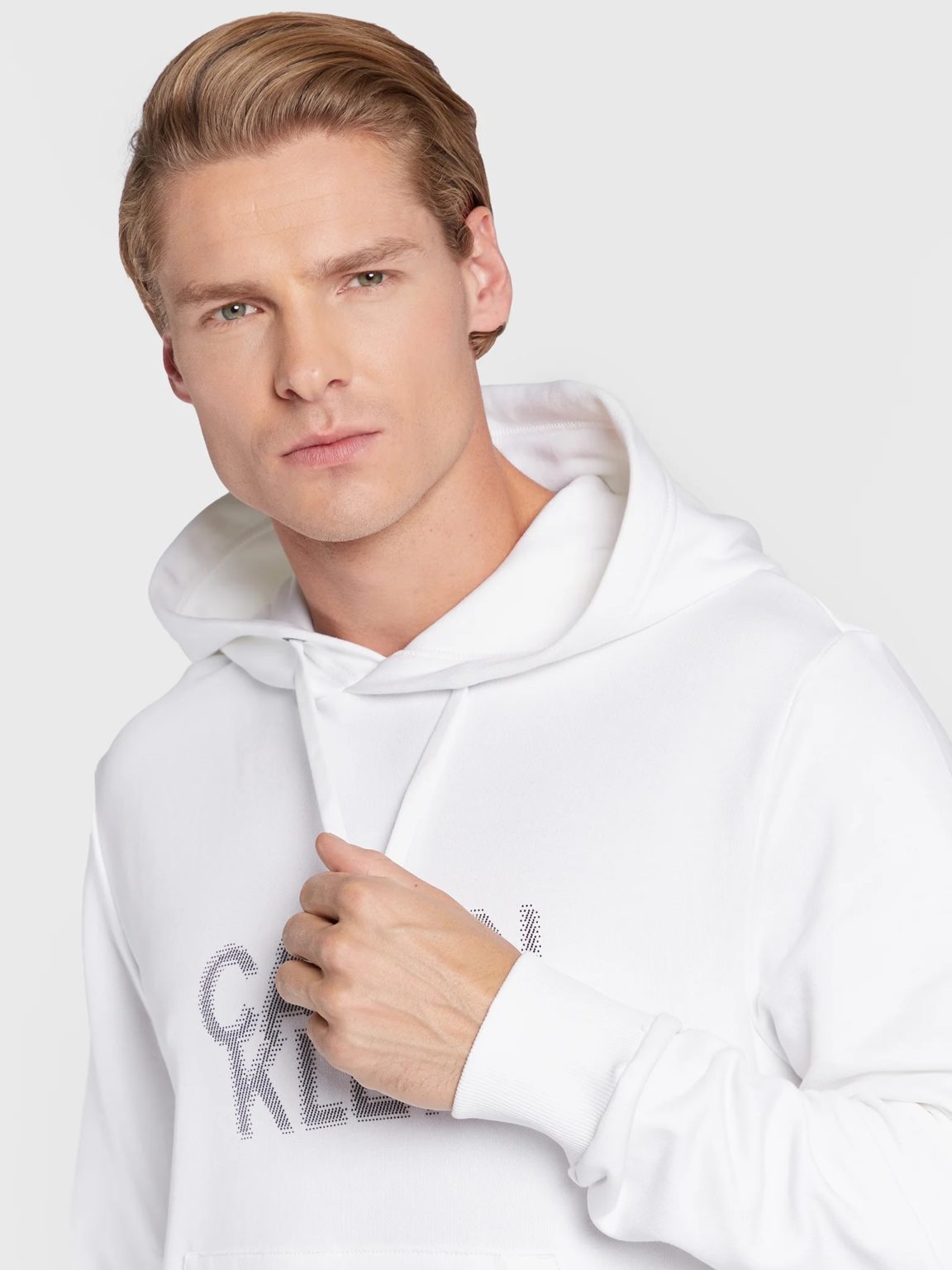 White Hoodie CALVIN KLEIN