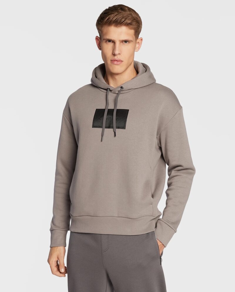 Φούτερ Γκρι Με Κουκούλα, CALVIN KLEIN