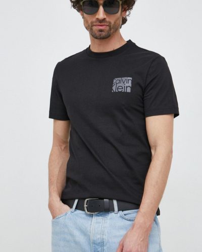 Μπλούζα T-shirt Μαύρη CALVIN KLEIN
