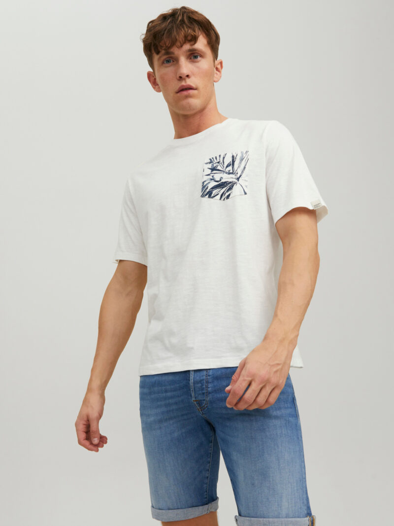 Μπλούζα Tshirt Λευκή, JACK & JONES