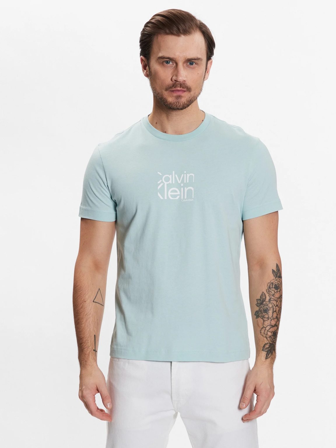 Μπλούζα T-shirt Βεραμάν, CALVIN KLEIN
