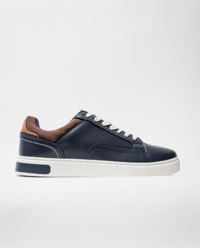 Παπούτσι Δερμάτινο Μπλε Casual GREENSTEP