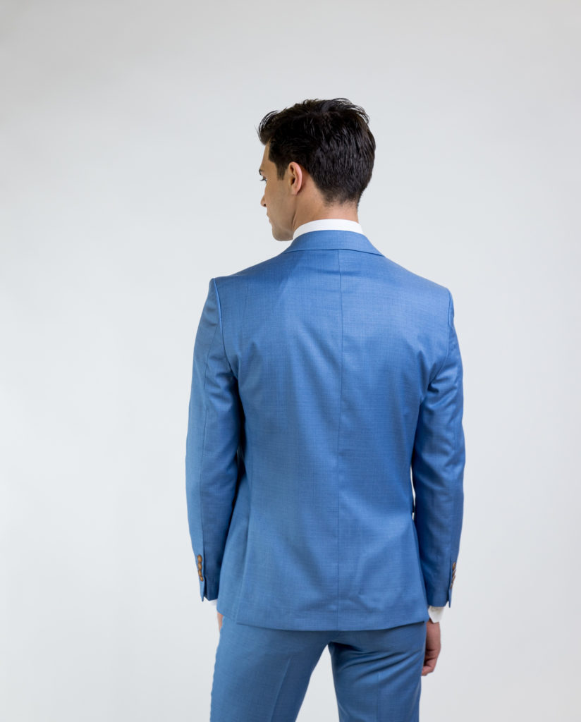 Κοστούμι Σετ Γαλάζιο Slim Fit, MASSIMO