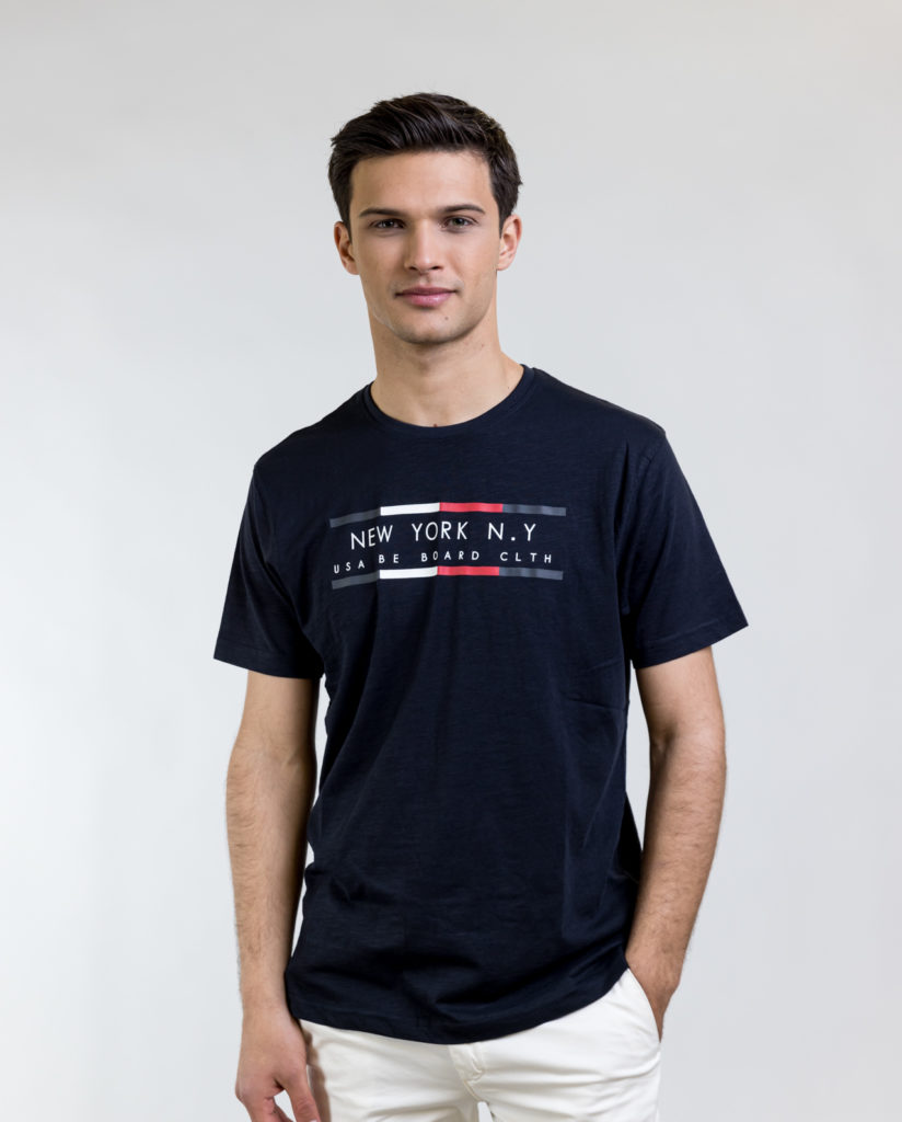 Μπλούζα T-shirt Μπλε, BE BOARD