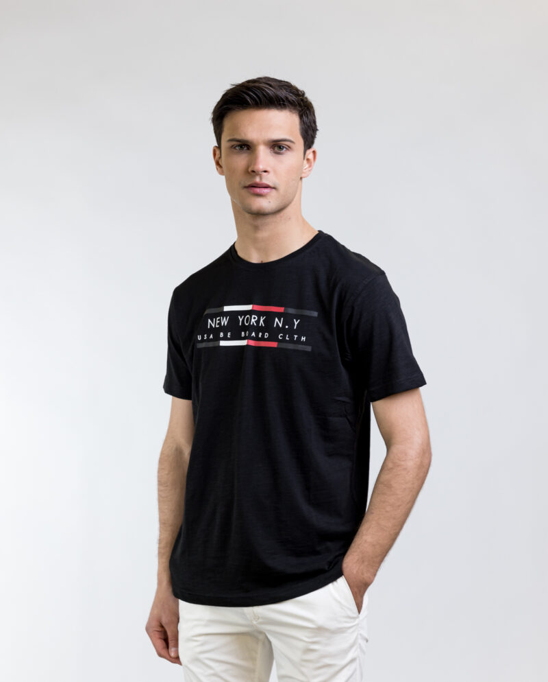 Μπλούζα T-shirt Μαύρη, BE BOARD