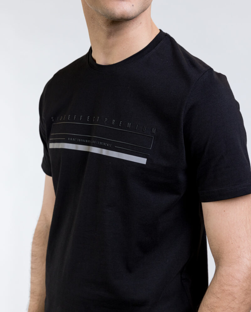Μπλούζα Tshirt Μαύρη, SIDE EFFECT