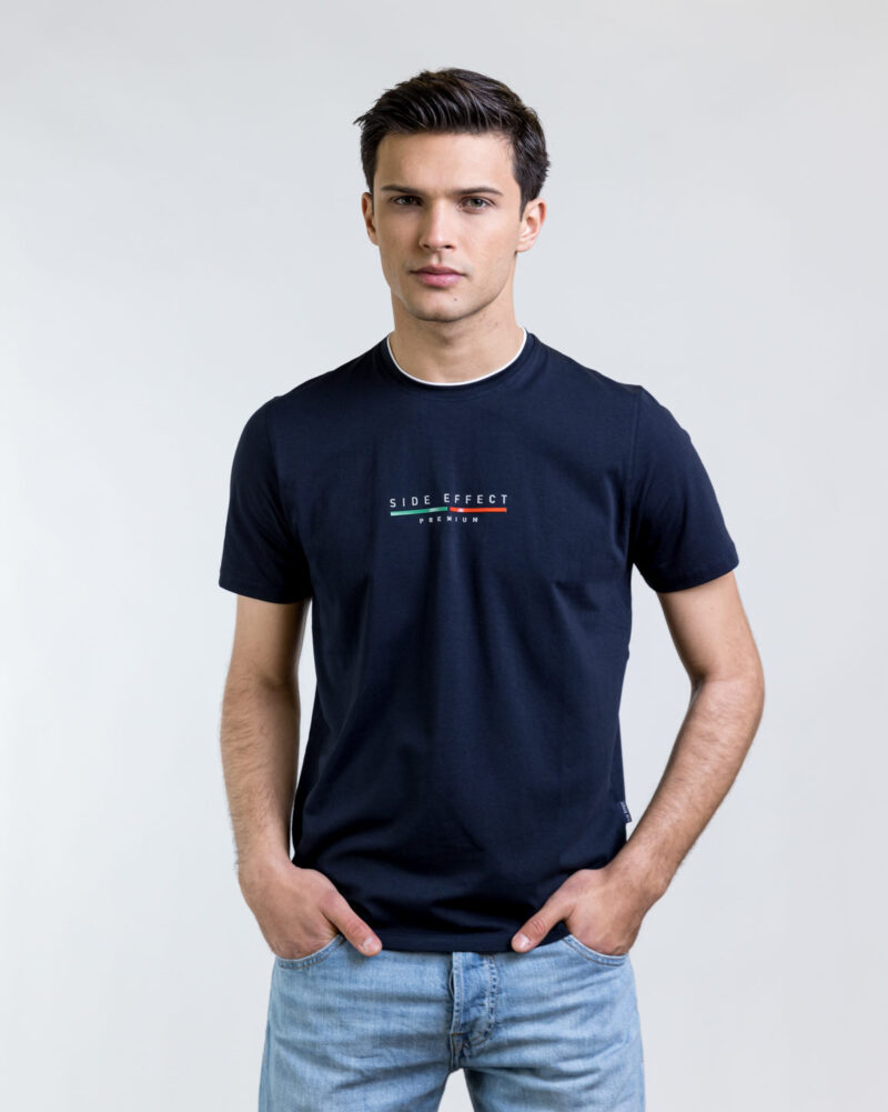 Μπλούζα Tshirt Μπλέ, SIDE EFFECT