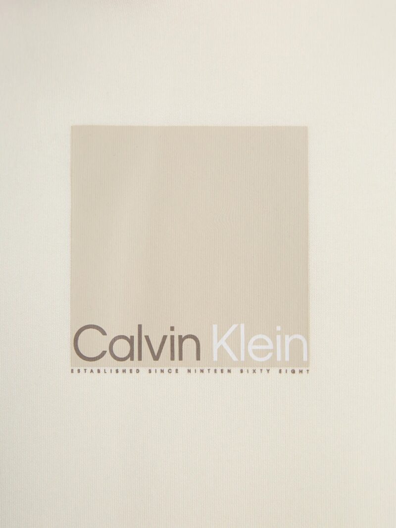 Φούτερ Εκρού Με Κουκούλα, CALVIN KLEIN