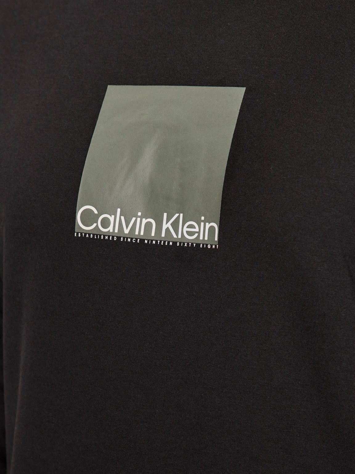 Μπλούζα Μαύρη Με Τύπωμα, CALVIN KLEIN